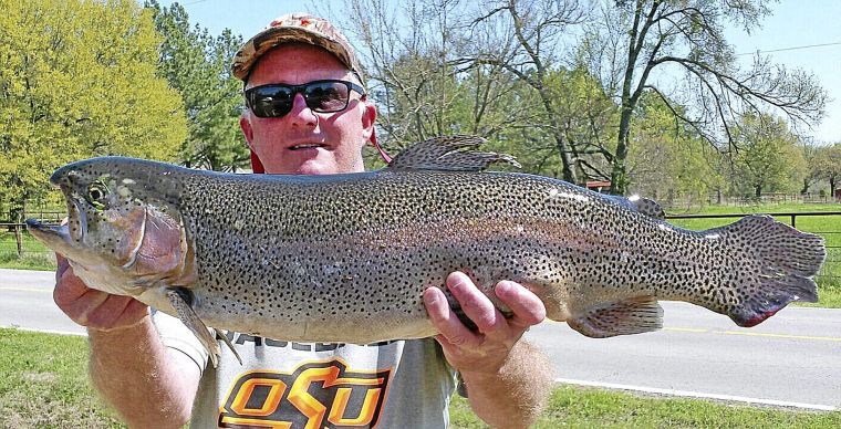 More information about "State record rainbow trout caught Saturday"