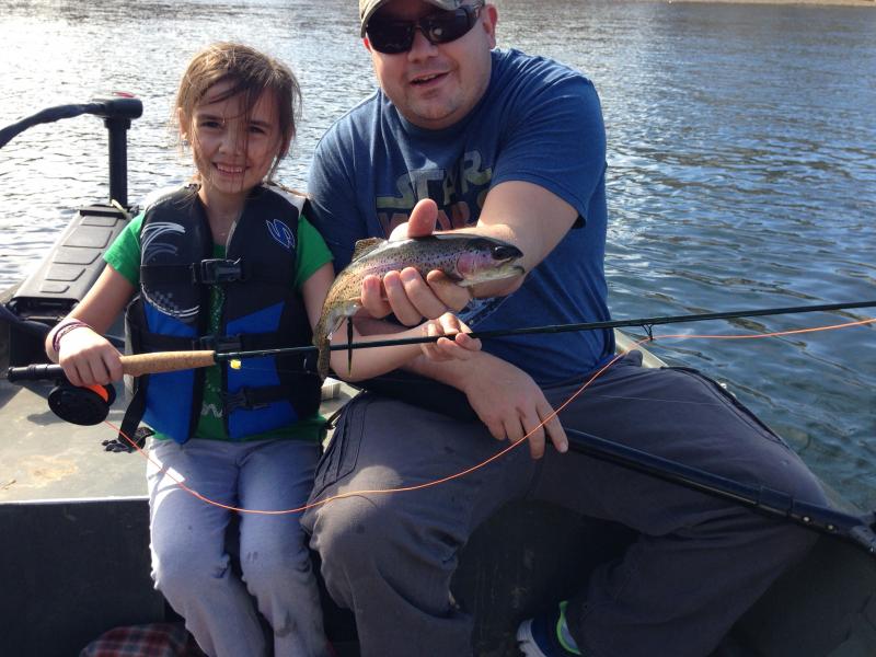 More information about "Thank You Fff And Tfo, Her First Fish With Her Own Fly-Rod"