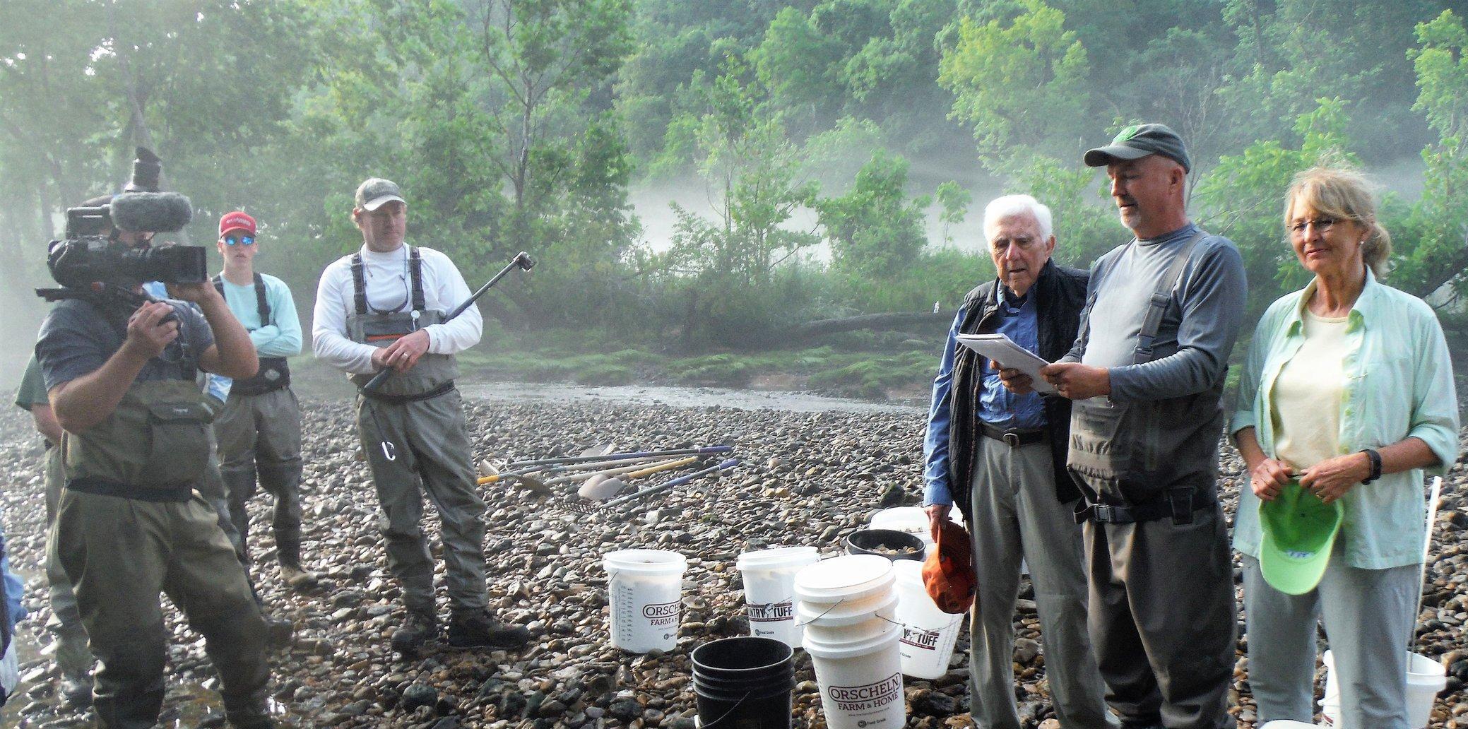 More information about "Bonneville cutthroat egg planting this morning"